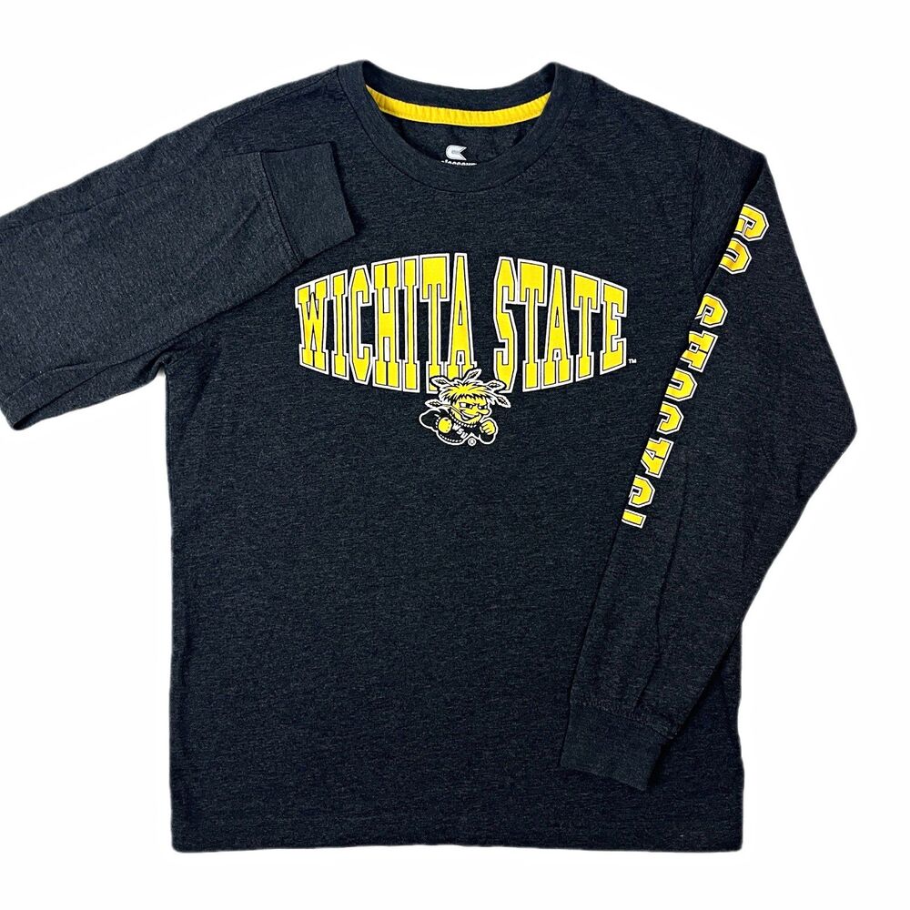 Colosseum Wichita State Shockers Youth M Long Sleeve Shirt EUC